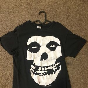 Black Worn misfits Tee shirt